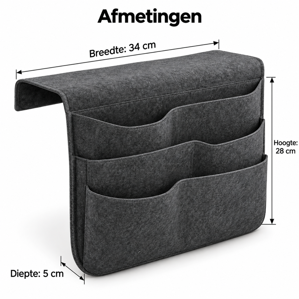 Halvemaan bedorganizer