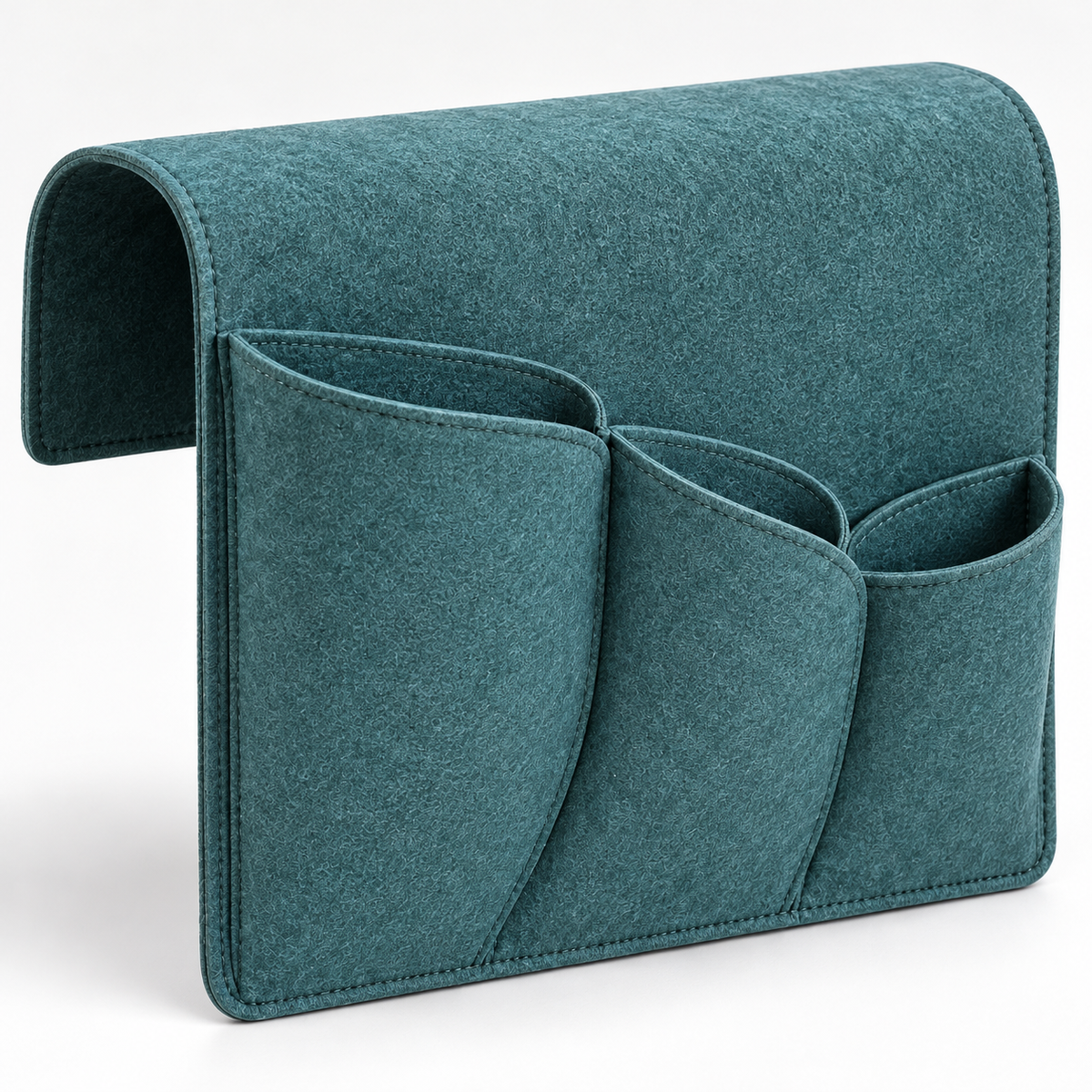 Bladvormige bankleuning-organizer